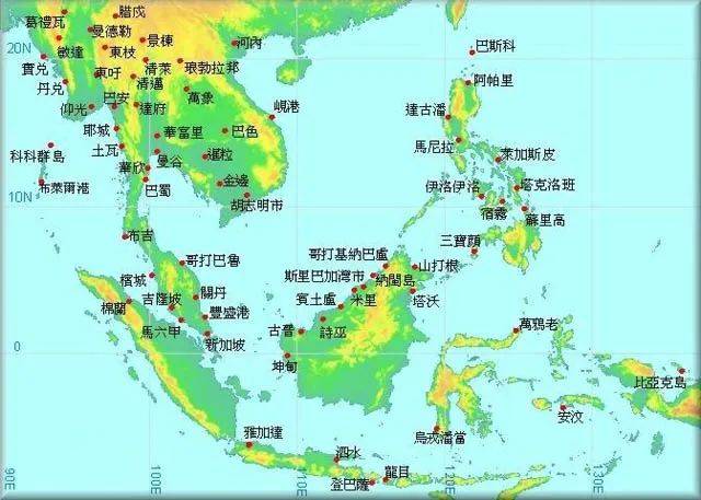 華人在東南亞的分佈極廣，很多城市和港口最早都是華人開發的