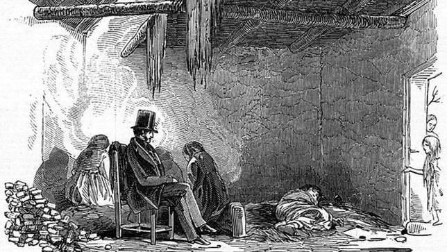 ◆ 1848年，愛爾蘭災民已陷入徹底的絕望
