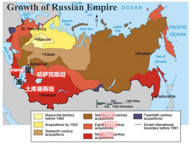 沙俄在中亞的擴張