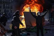 巴黎勞動節大暴亂，縱火打砸，警民大戰，恐怖畫面曝光