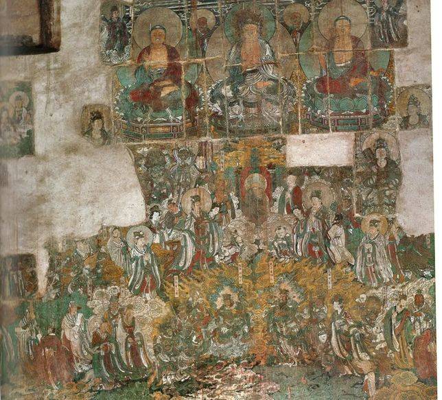 圖9 青龍寺腰殿西壁壁畫