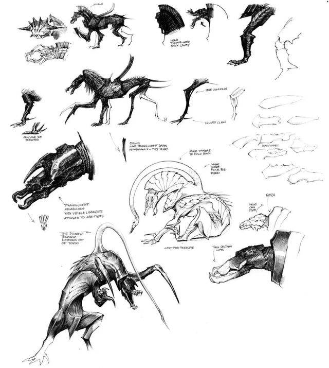 潘多拉星球陸地動物概念設計
