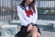 被日本網友戲稱「腿比赤道還長」的高中妹子，臉卻是真實版的人間瓷娃娃！
