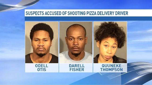 劫匪用槍威脅披薩外賣員