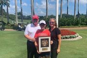 川普 14 歲孫女贏下首座高爾夫錦標賽冠軍，打敗諸多成年對手