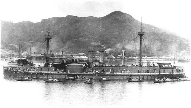 北洋水師的鎮遠艦雖然一度領先亞洲，卻沒有用於維護中國海權