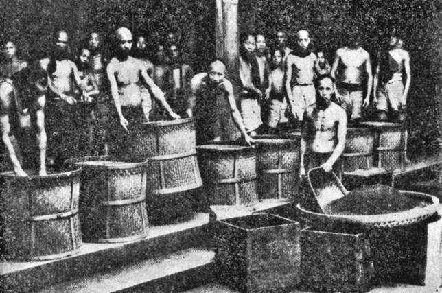 20世紀初的茶廠工人