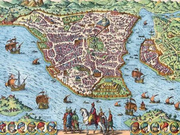 君士坦丁堡古地圖