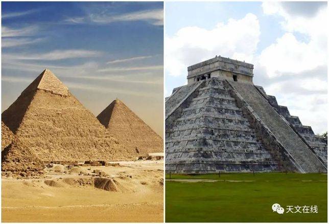 圖注：埃及和美洲的金字塔不盡相同圖源：網路
