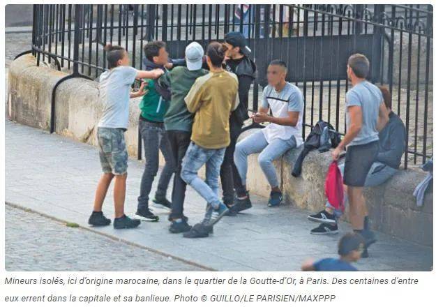 2020年，巴黎地區城市群公共安全局（DSPAP）逮捕來自北非地區（阿爾及利亞、摩洛哥、突尼西亞、利比