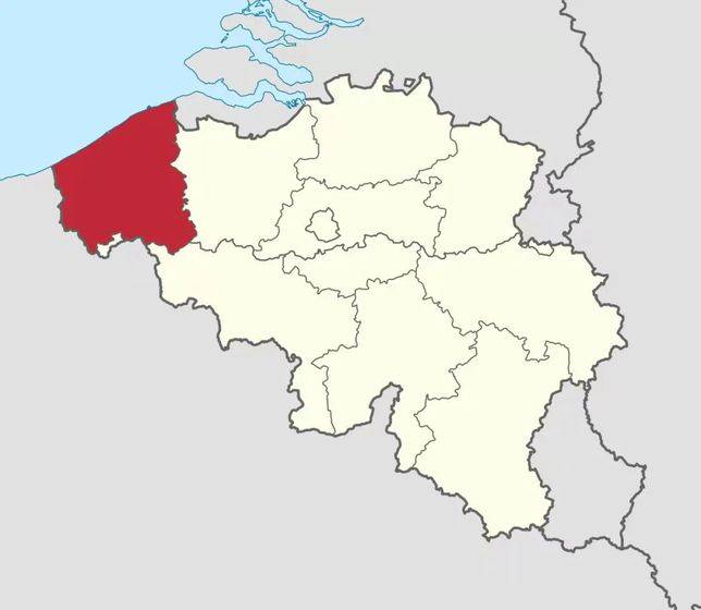 比利時唯一的出海省——西弗蘭德省位於弗拉芒地區