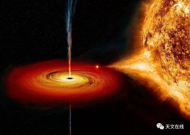 （黑洞合併恆星示意圖，圖源：NASA)