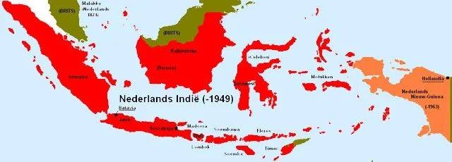 東印度群島是荷蘭人最大的殖民地，直到二戰後才被迫撤出