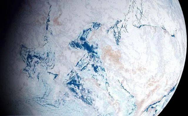雪球地球使冰層延伸到赤道