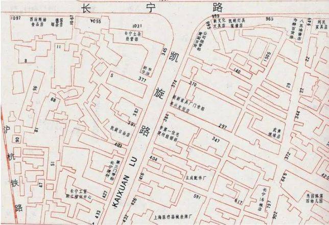 圖19 西新街地塊地圖（1988年)
