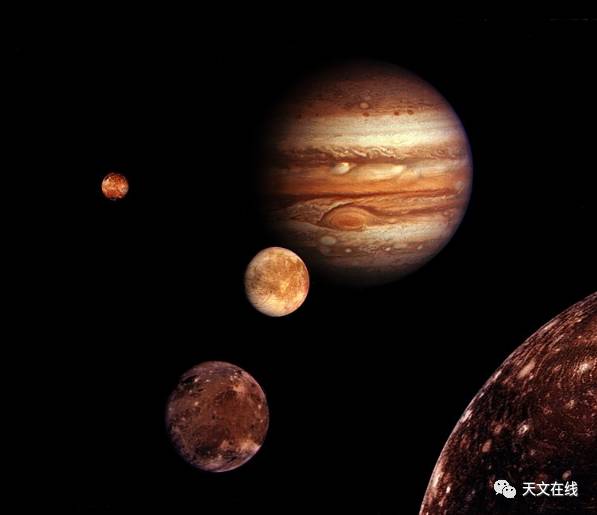 木星及其四顆最大的衛星