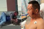 華人紋身大哥被連捅十幾刀，反擊制服兇手，「隨機攻擊」找錯人了？