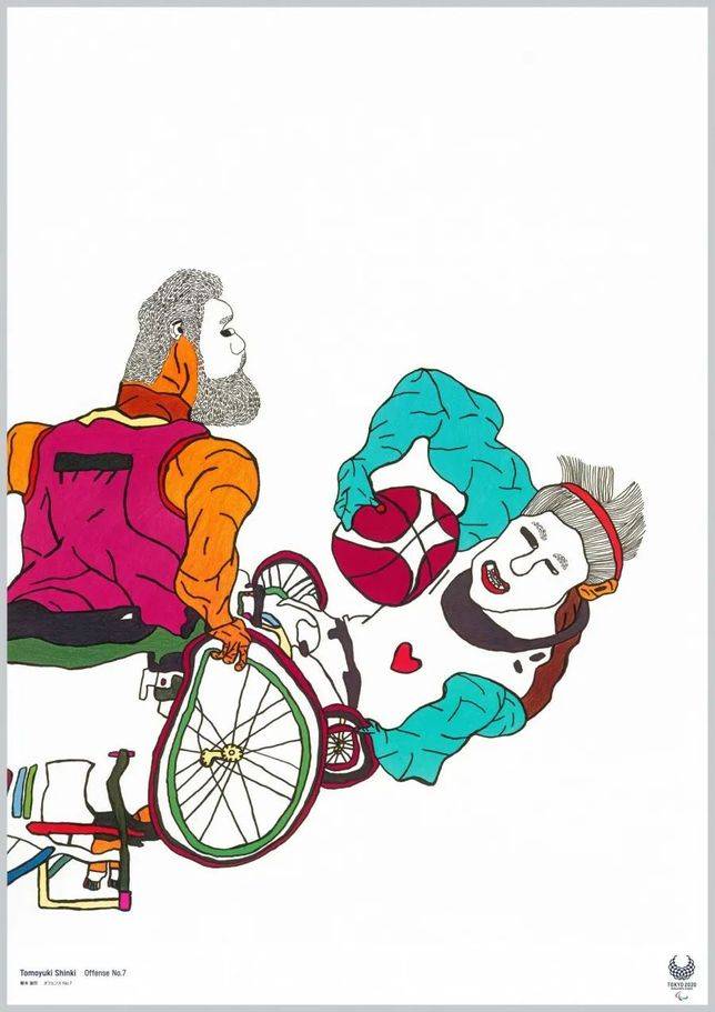 新木友行（藝術家）：輪椅籃球比賽