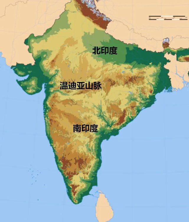 印度地形圖