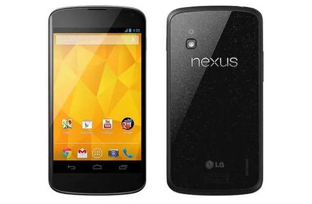 Nexus 4  圖片來源：谷歌
